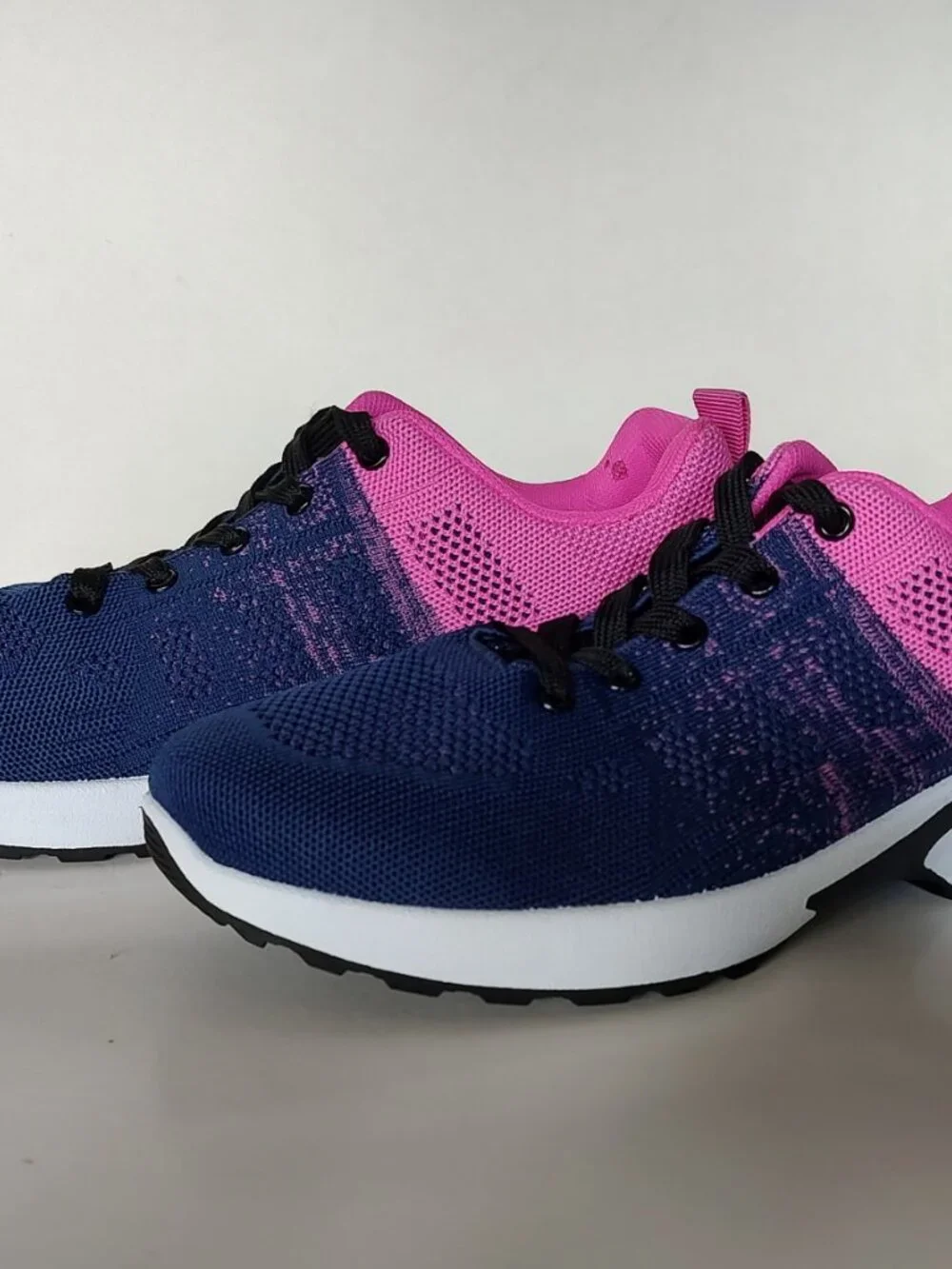 Orthora Pro Comfort Shoes Sneakers Pink & Navy Blue NEW Womens 8.5 Mens 7